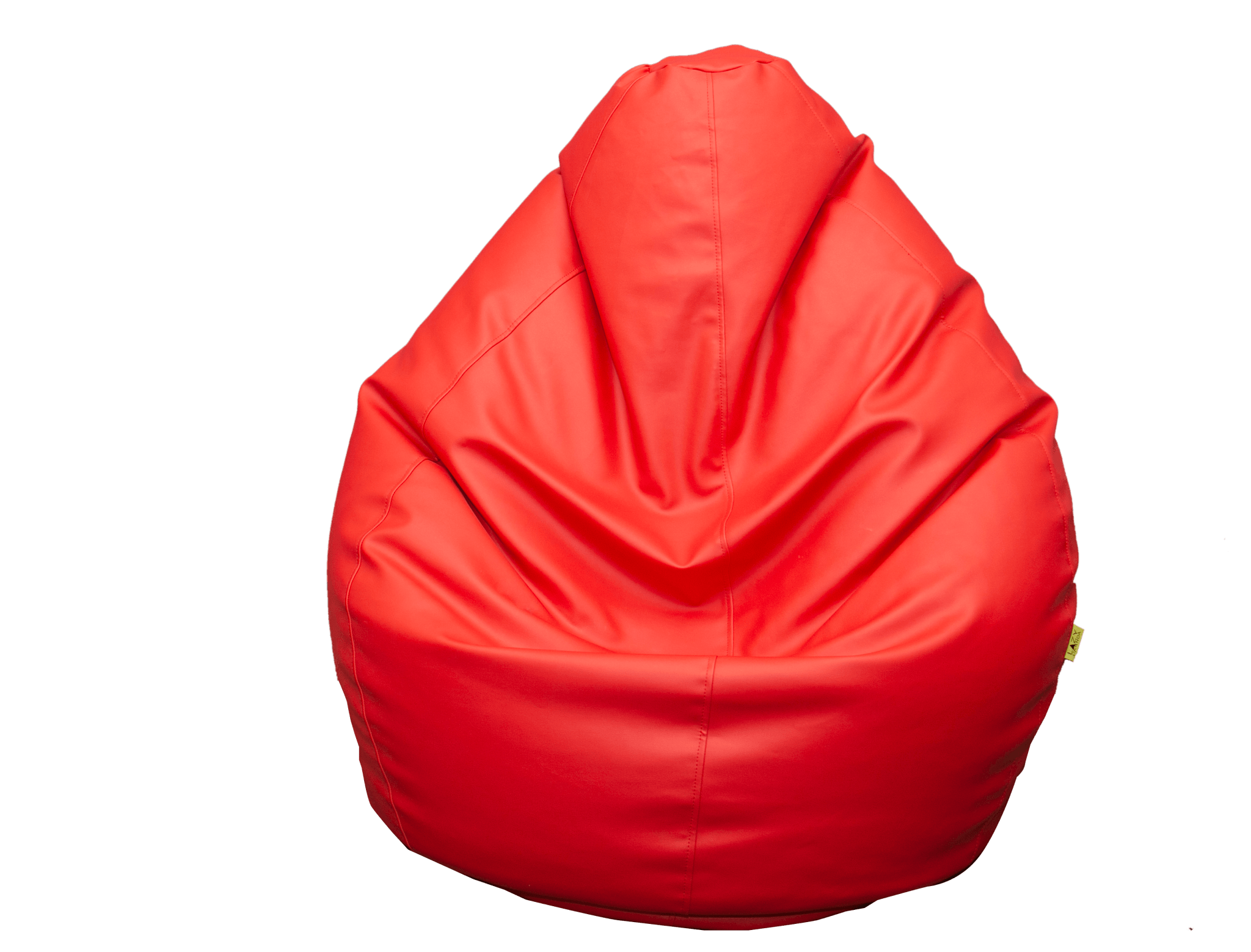 Lazy Panda Handmade Leather Bean Bags XL - Red - مقعد جلدي Lazy Panda Handmade Leather Bean Bags XL - Red - مقعد جلدي