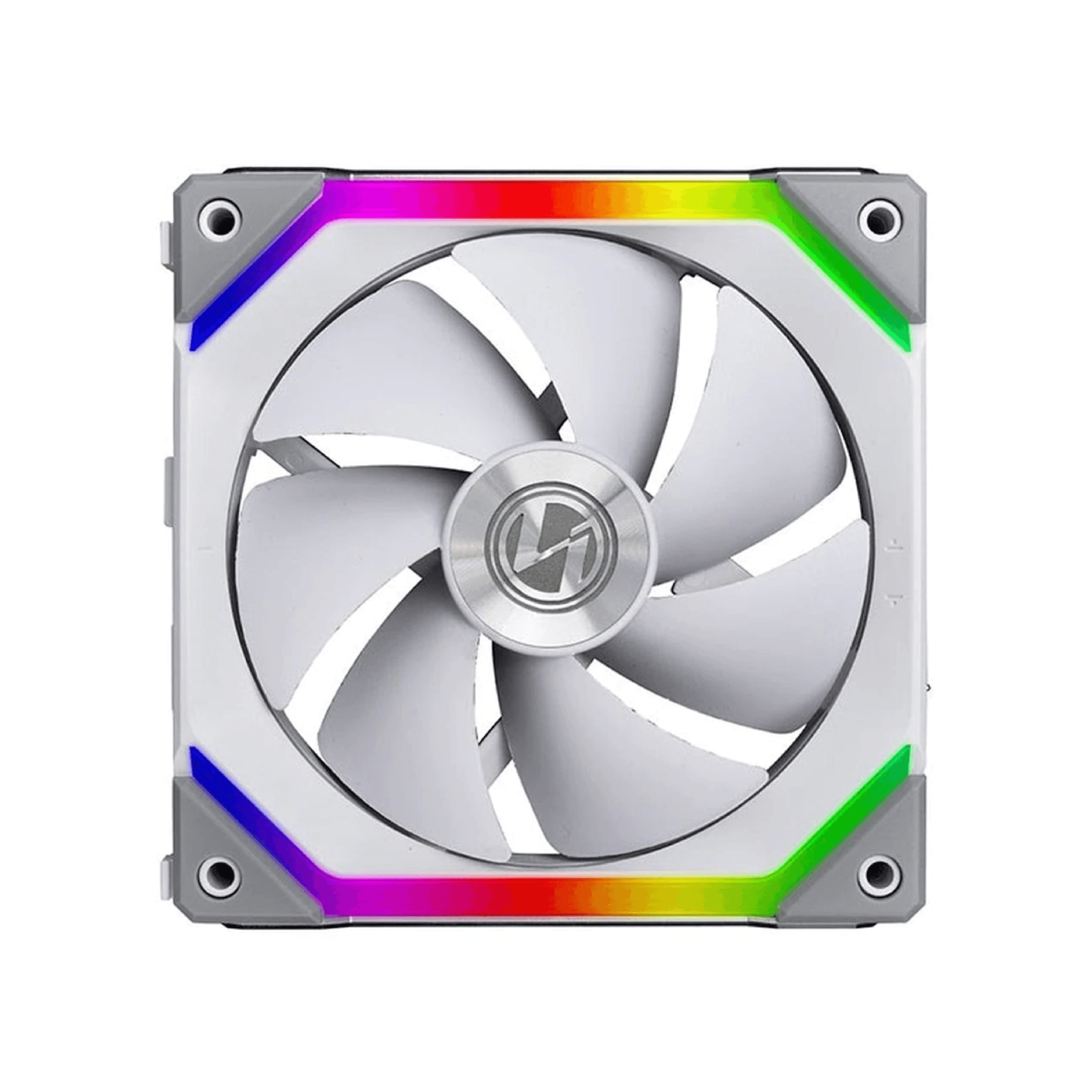 Lian Li Uni SL120 Single RGB 120mm Fan - White - Merroحة Tbridyd Lian Li Uni SL120 Single RGB 120mm Fan - White - Merroحة Tbridyd