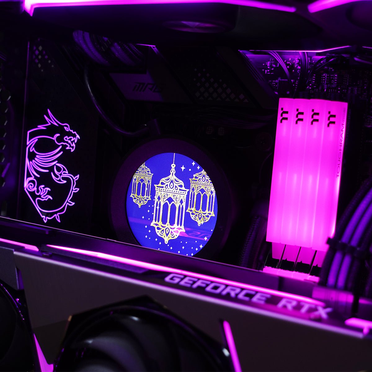 (Pre-built) Gaming PC Intel Core i7-12700KF w/ MSI RTX 3070Ti Suprim X & Lian Li Mini - Black - Store 974 | ستور ٩٧٤