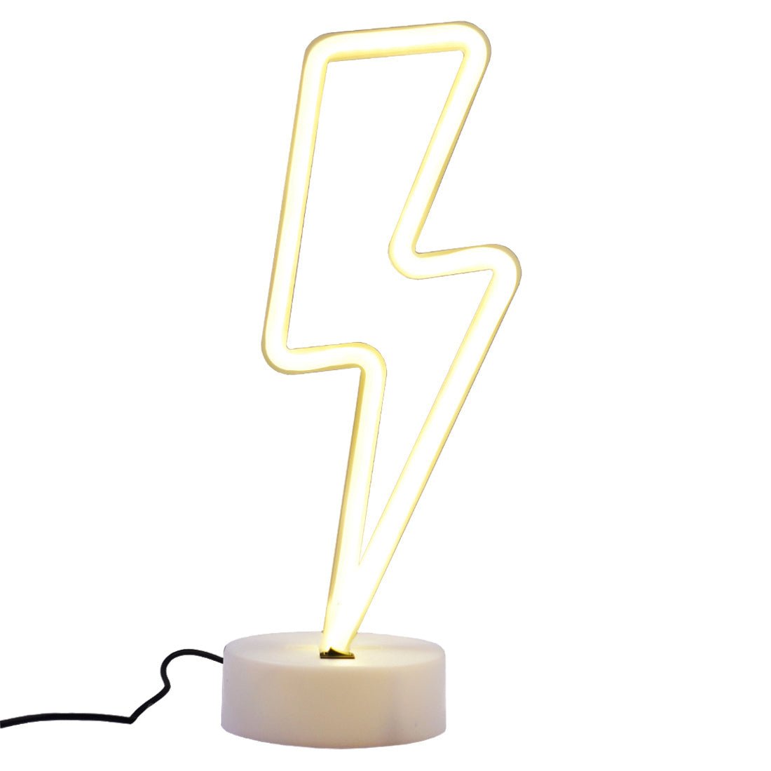 Led Neon Lightning Shape Lamp - Warm Light - Store 974 | ستور ٩٧٤