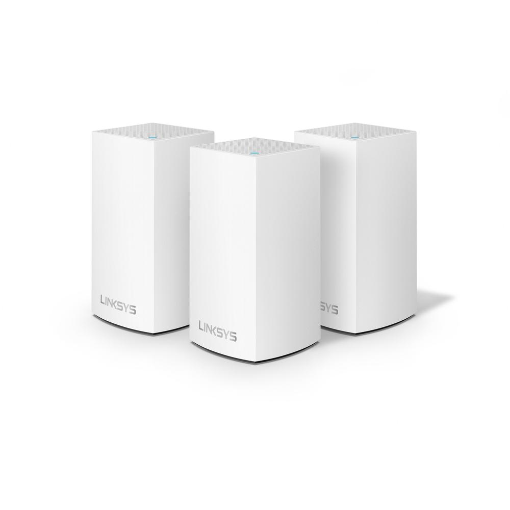 Linksys Velop Whole Home Intelligent Mesh WiFi System, Dual-Band, 3-pack - Store 974 | ستور ٩٧٤