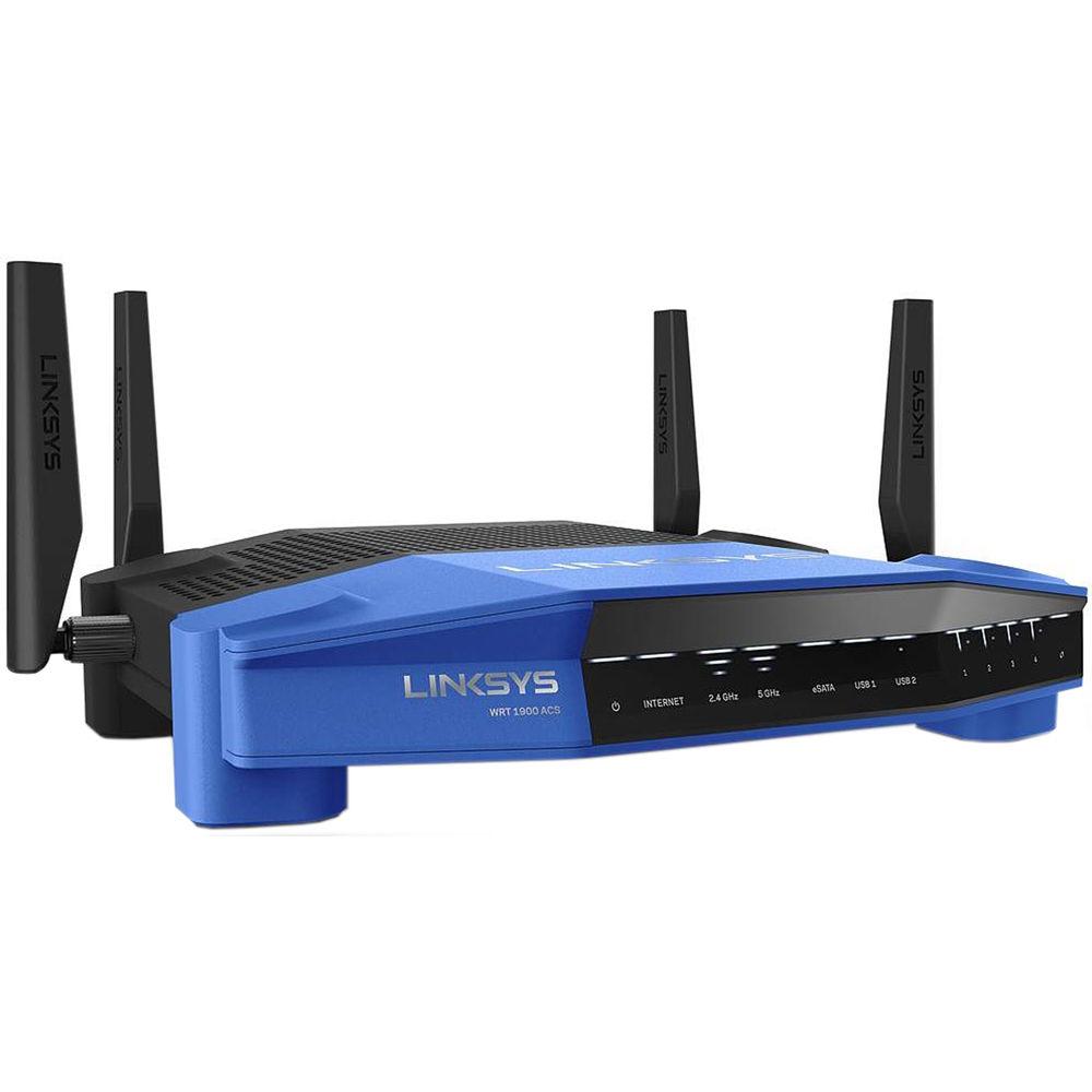 Linksys WRT1900ACS Dual-Band Wi-Fi Router with Ultra-Fast 1.6 GHz CPU - Store 974 | ستور ٩٧٤