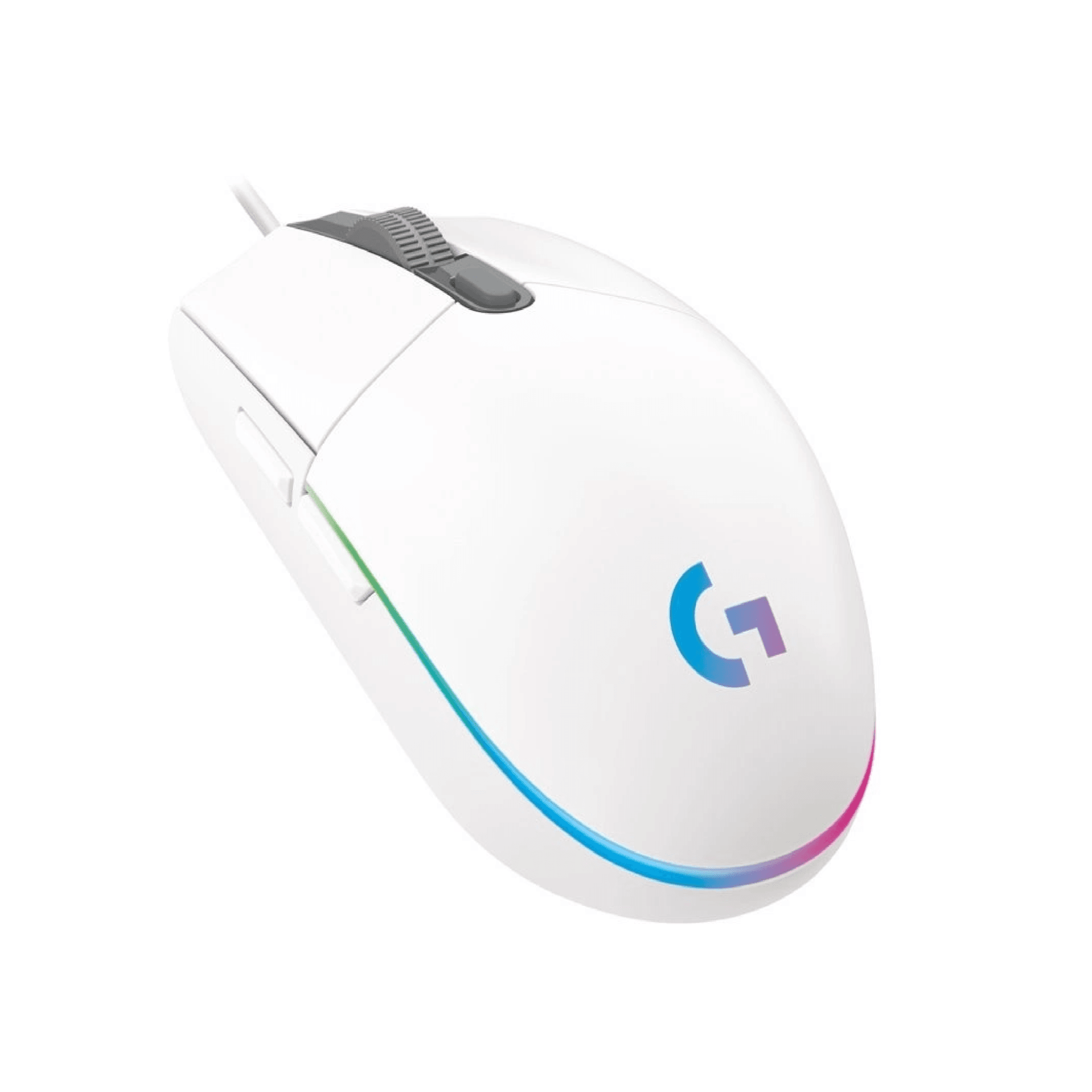 Logitech G203 Lightsync Gaming Mouse - White - فأرة Logitech G203 Lightsync Gaming Mouse - White - فأرة