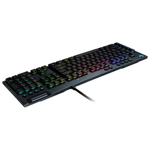 Logitech G815 Lightsync RGB لوحة مفاتيح ألعاب ميكانيكية - أسود - لوز ماتيتى Logitech G815 Lightsync RGB لوحة مفاتيح ألعاب ميكانيكية - أسود - لوز ماتيتى