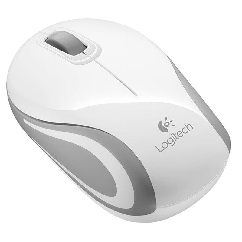 Logitech M187 Wireless Mini Mouse - White - Store 974 | ستور ٩٧٤