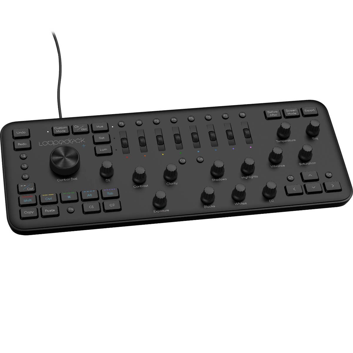 Loupedeck+ وحدة تحرير الصور والفيديو - Loupedeck+ وحدة تحرير الصور والفيديو -