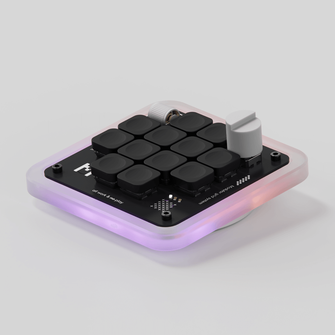Work Louder Creator Micro KeyPad - Choco White - لوحة مفاتيح Work Louder Creator Micro KeyPad - Choco White - لوحة مفاتيح