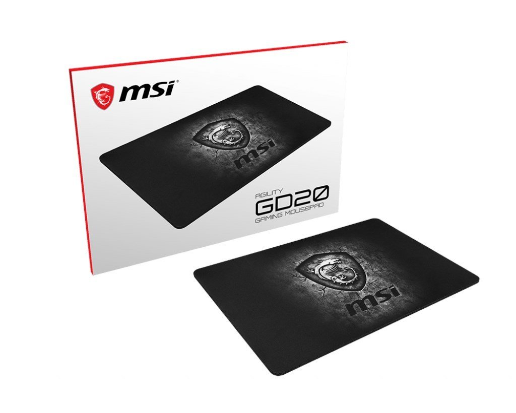 MSI Agility GD20 Gaming Mouse Pad - Black  - Store 974 | ستور ٩٧٤