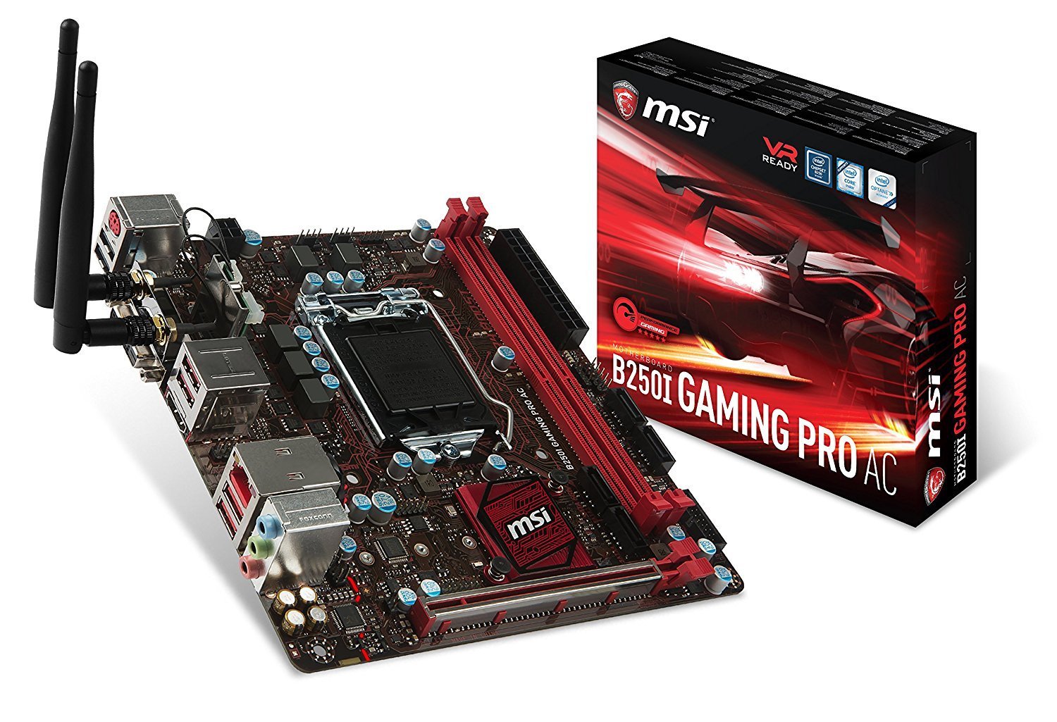 MSI B250I Gaming Pro AC - AMD Mini ITX Motherboard - Store 974 | ستور ٩٧٤