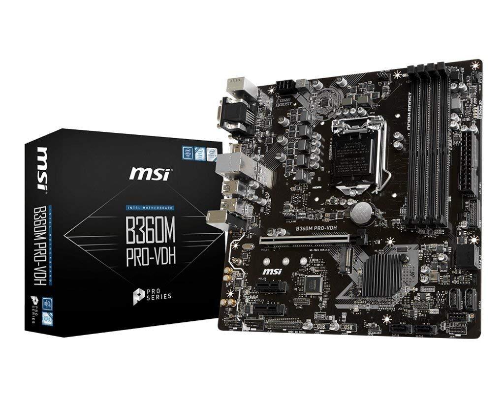 MSI B360M PRO-VDH - Intel Micro ATX Motherboard - Store 974 | ستور ٩٧٤