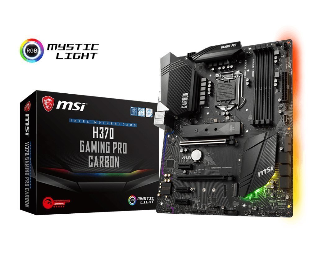 MSI H370 Gaming Pro Carbon - Intel ATX Motherboard - Store 974 | ستور ٩٧٤