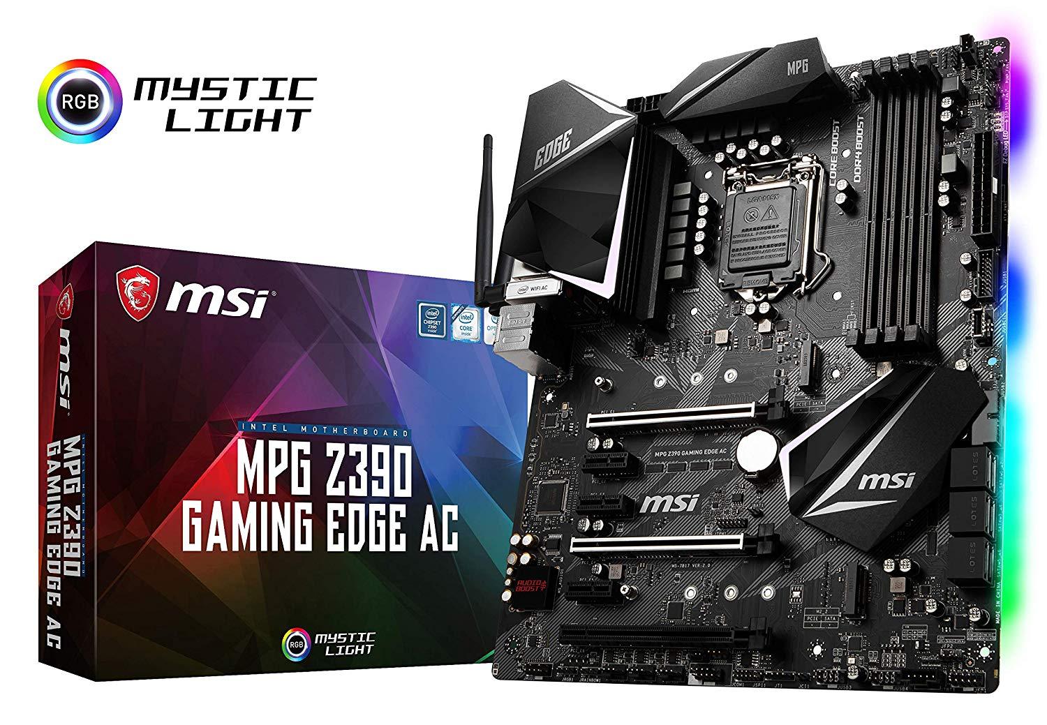 MSI MPG Z390 Gaming Edge AC - Intel ATX Motherboard - Store 974 | ستور ٩٧٤