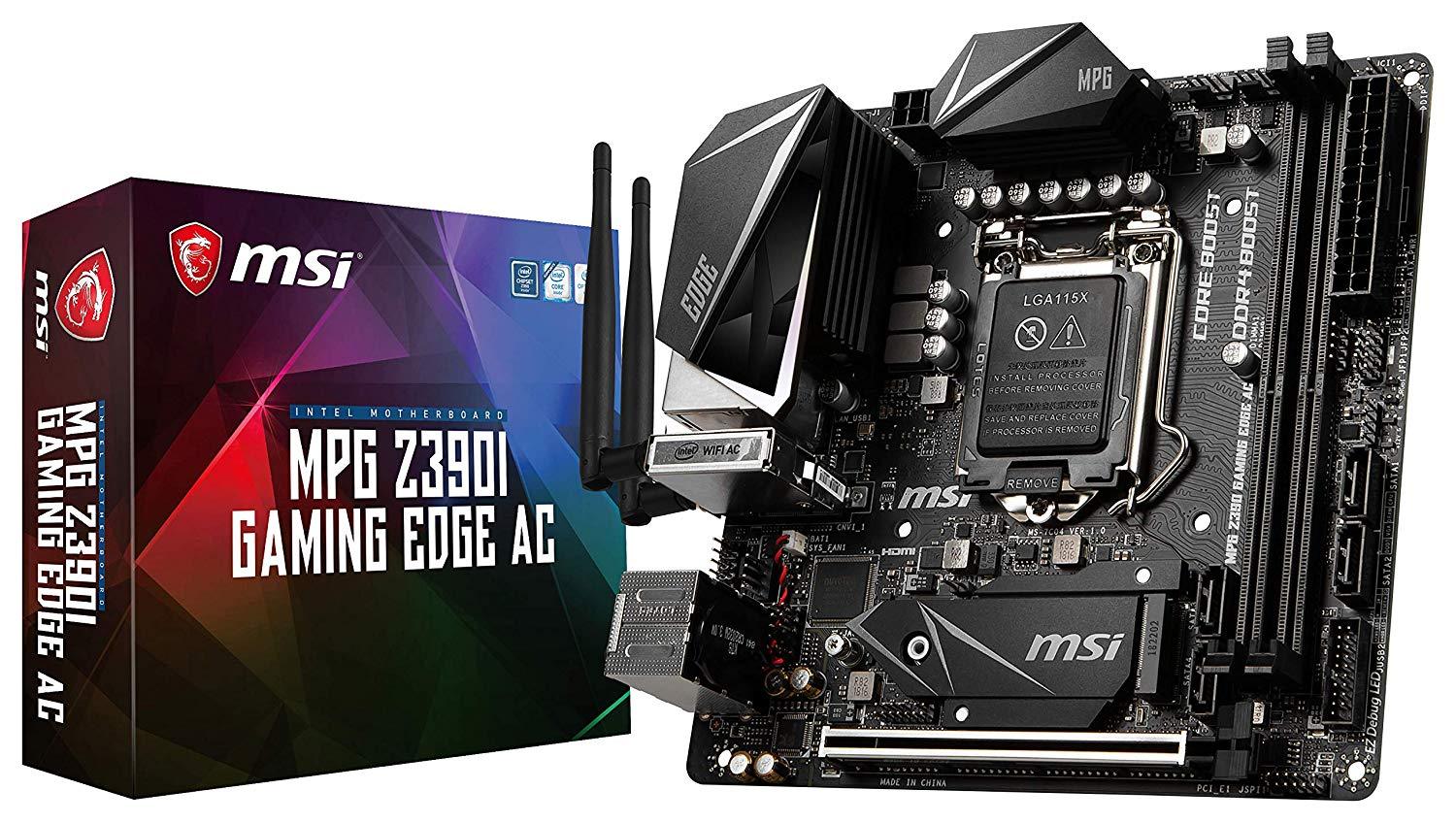 MSI MPG Z390I Gaming Edge AC - Intel Mini ITX Motherboard - Store 974 | ستور ٩٧٤