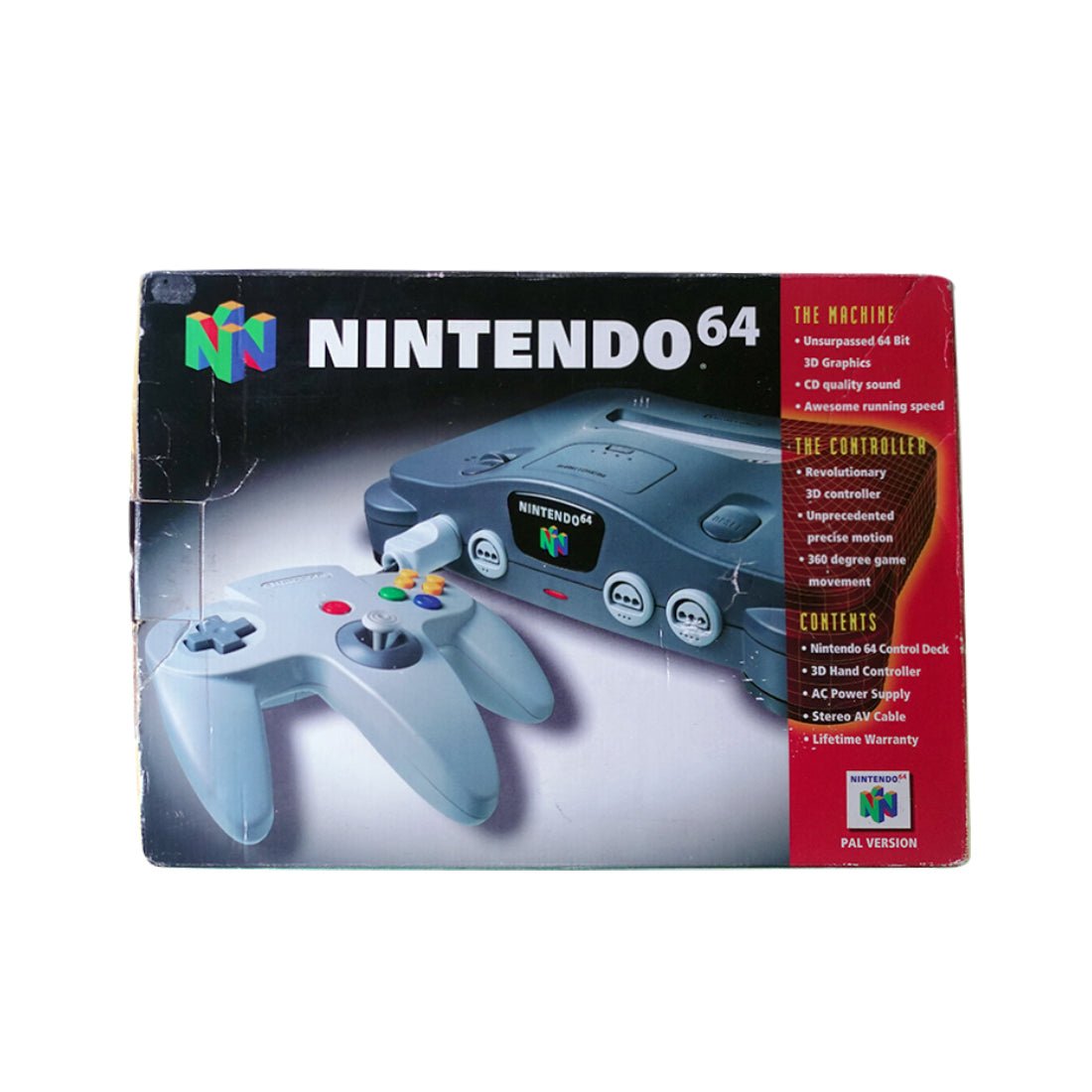 (Pre-Owned) Nintendo 64 Video Game Console - Black - ريترو - Store 974 | ستور ٩٧٤