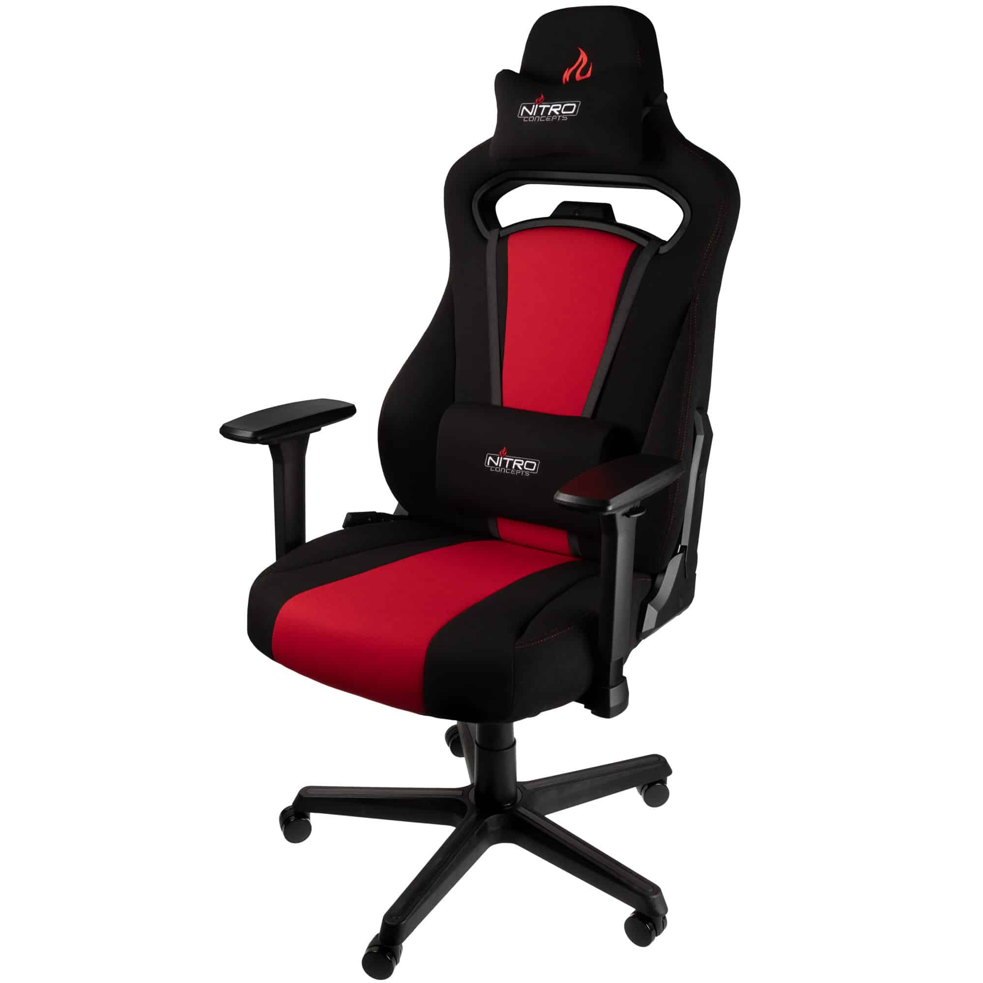 Nitro Concepts E250 Gaming Chair-Black/Red - Store 974 | ستور ٩٧٤