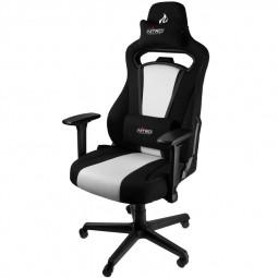 Nitro Concepts E250 Gaming Chair-Black/White - Store 974 | ستور ٩٧٤