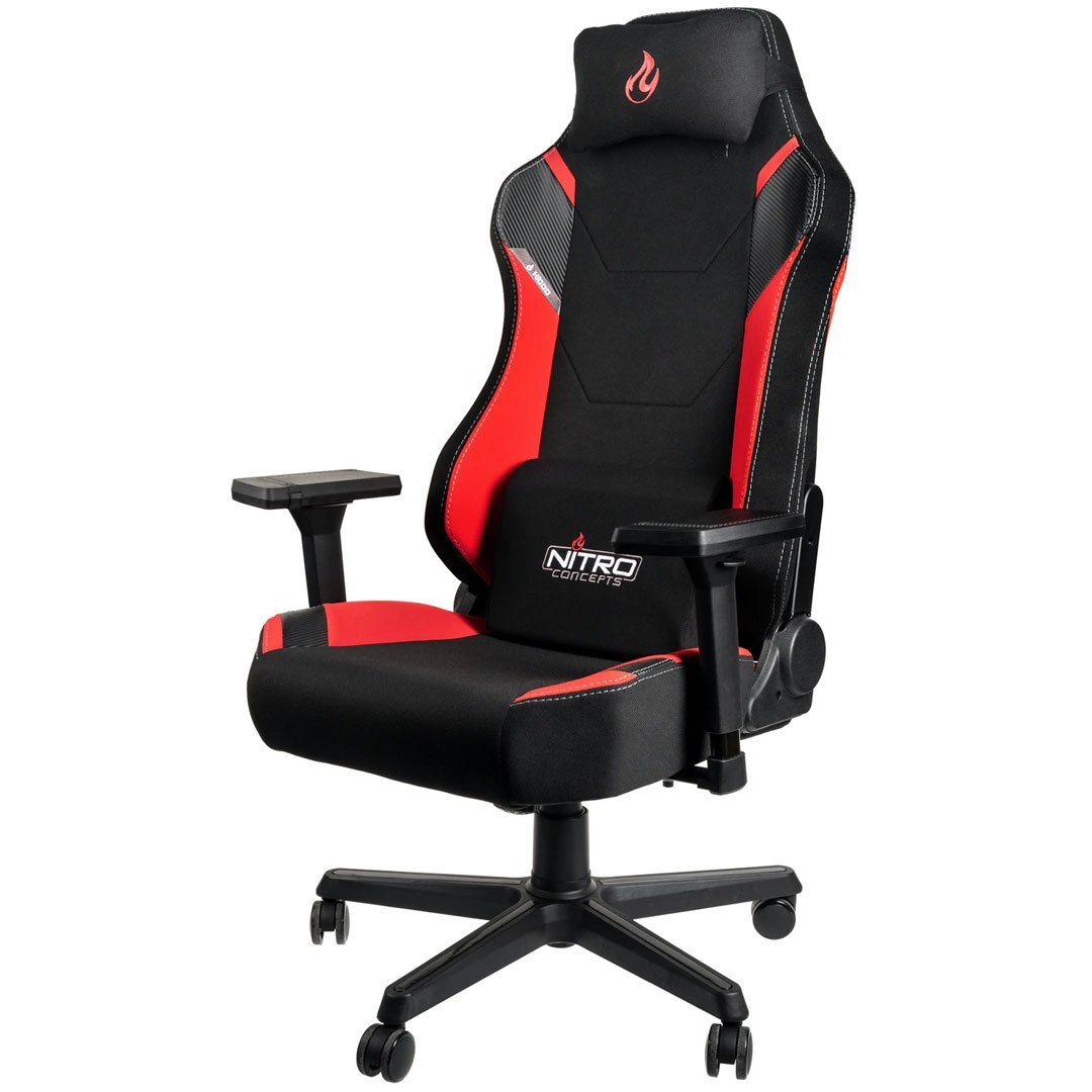 Nitro Concepts X1000 Gaming Chair - Black/Red - Store 974 | ستور ٩٧٤