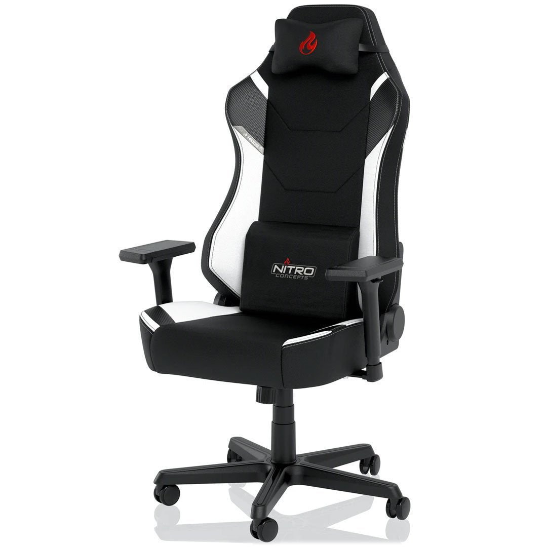 Nitro Concepts X1000 Gaming Chair - Black/White - Store 974 | ستور ٩٧٤