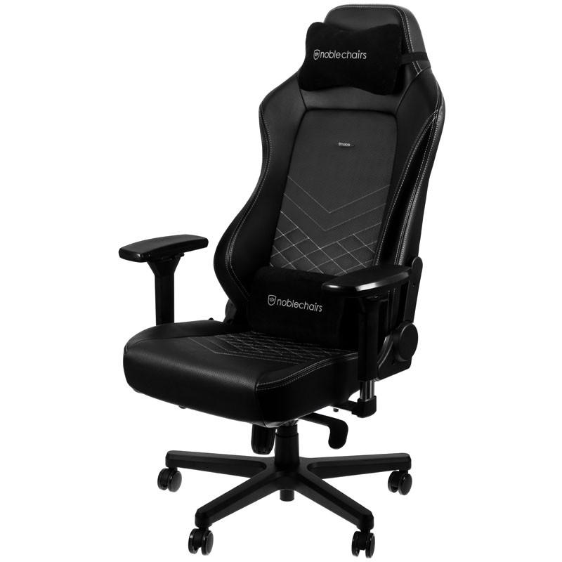 Noblechairs Hero Gaming Chair - Black/Platinum White - Store 974 | ستور ٩٧٤