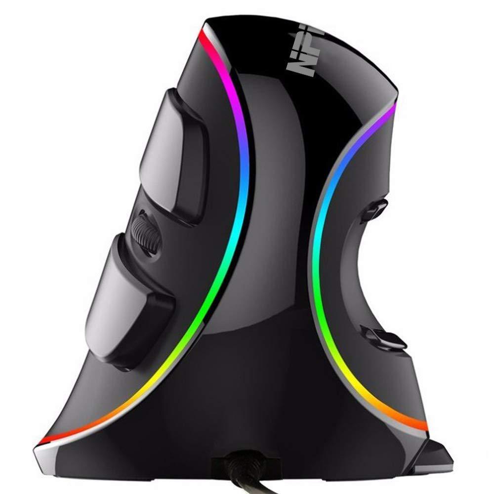 NPET V20 RGB Vertical Mouse - Wired - Store 974 | ستور ٩٧٤
