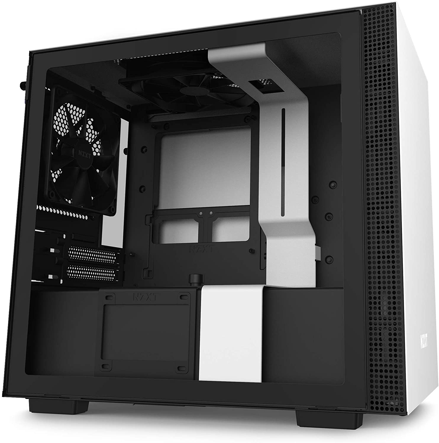 NZXT H210 Mini-ITX PC Gaming Case - White/Black - Store 974 | ستور ٩٧٤
