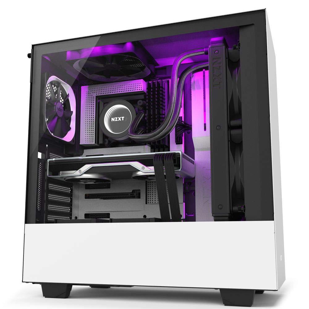 NZXT H510i ATX Mid Tower Case - White - Store 974 | ستور ٩٧٤