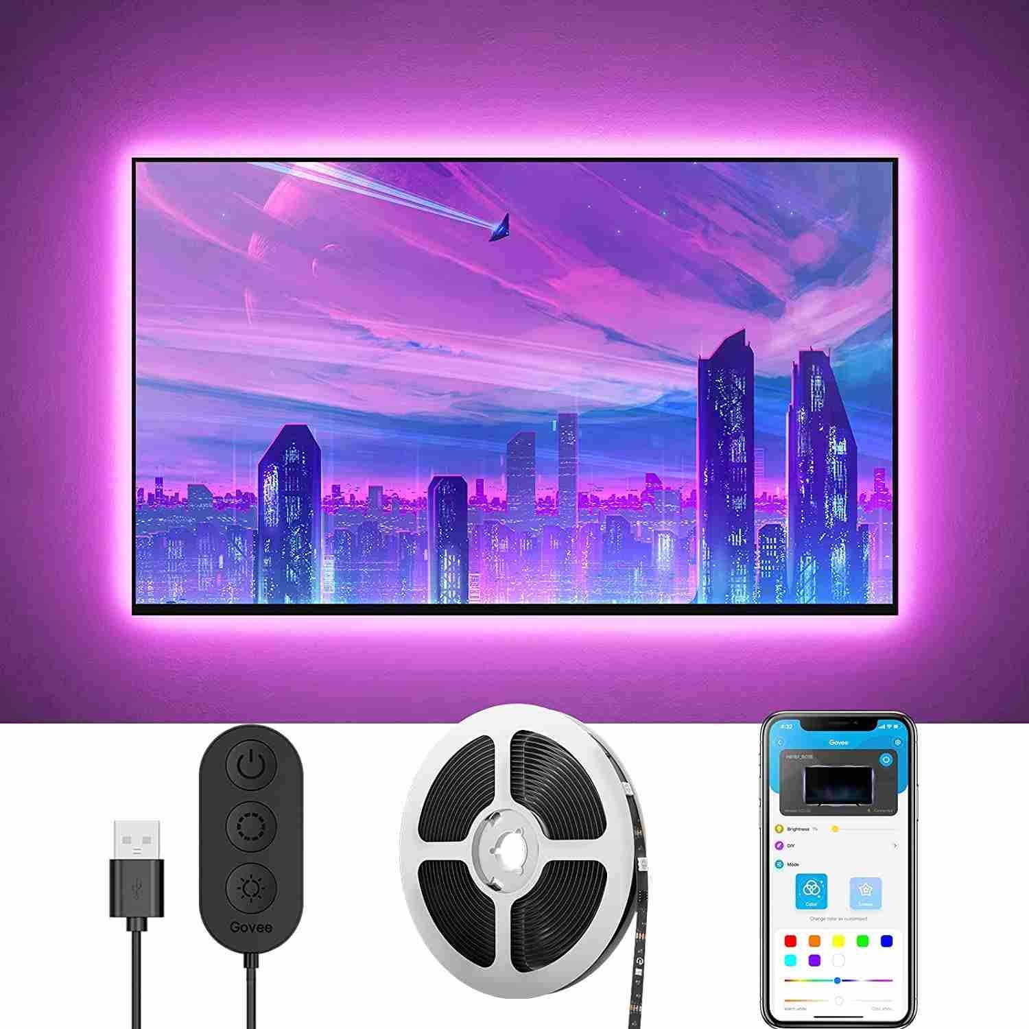 Govee RGB LED TV Backlights for 46-60 inch TVs - Store 974 | ستور ٩٧٤