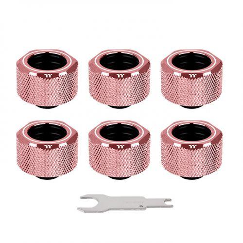 Pacific G1/4 PETG Tube 16mm OD Compression – Rose Gold (6-Pack Fittings) - Store 974 | ستور ٩٧٤