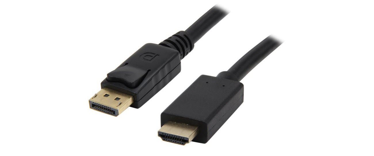 Perfekt Display Port to HDMI Cable - 1 Meter 4k 60Hz - Store 974 | ستور ٩٧٤