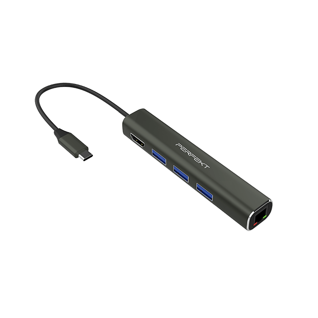 Perfekt USB Hub - 5 Port - Moزup