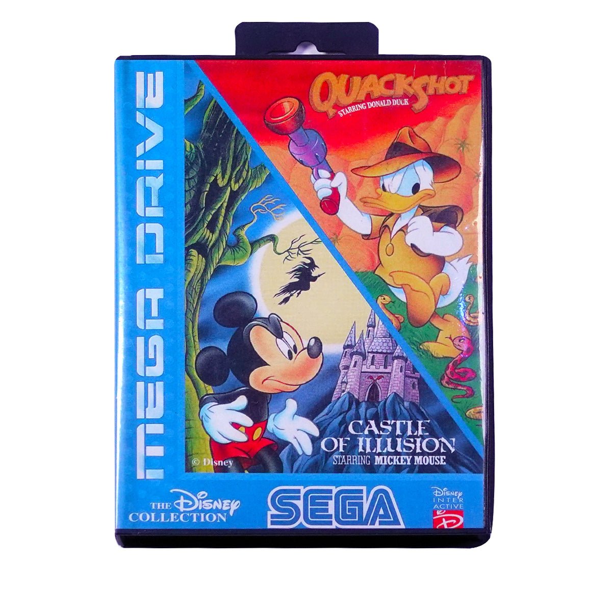 (Pre-Owned) QuackShot & Castle Of Illusion - Sega Mega Drive Game - ريترو - Store 974 | ستور ٩٧٤