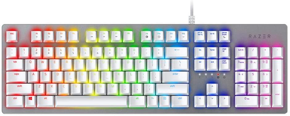 Razer Huntsman Opto Mechanical Gaming Keyboard-Mercury - Store 974 | ستور ٩٧٤