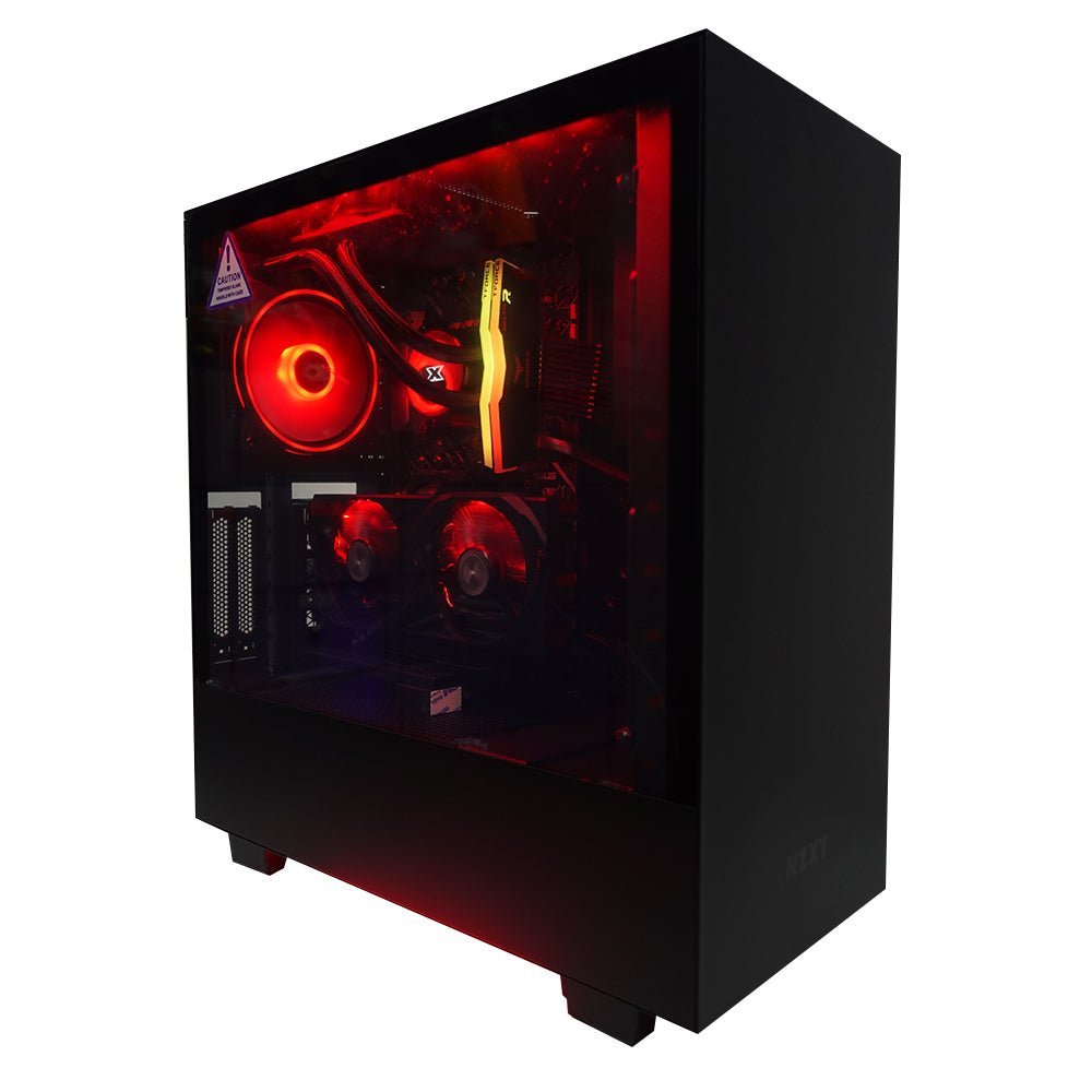 (Pre-Built) Red Dwarf Build Gaming PC Intel i5-12400F w/ Manli GeForce RTX 3060 & NZXT H510i - Black - Store 974 | ستور ٩٧٤