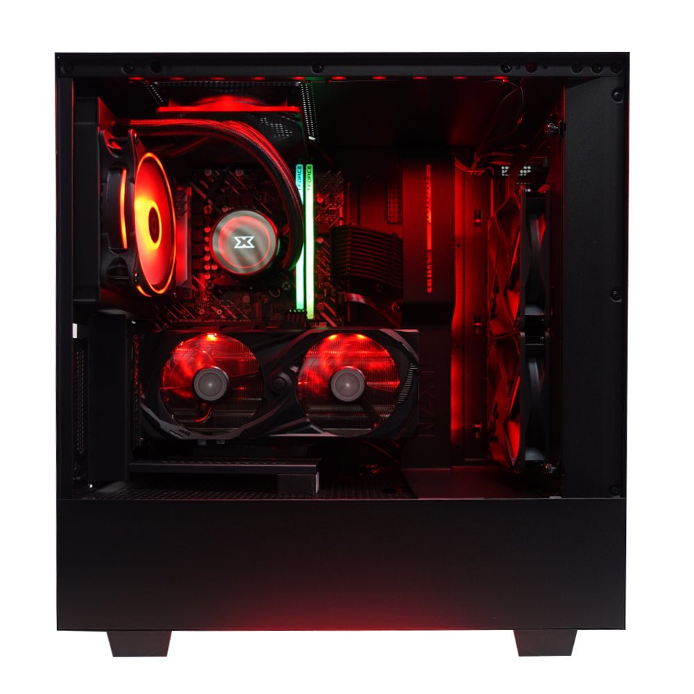 (Pre-Built) Red Dwarf Build Gaming PC Intel i5-12400F w/ Manli GeForce RTX 3060 & NZXT H510i - Black - Store 974 | ستور ٩٧٤