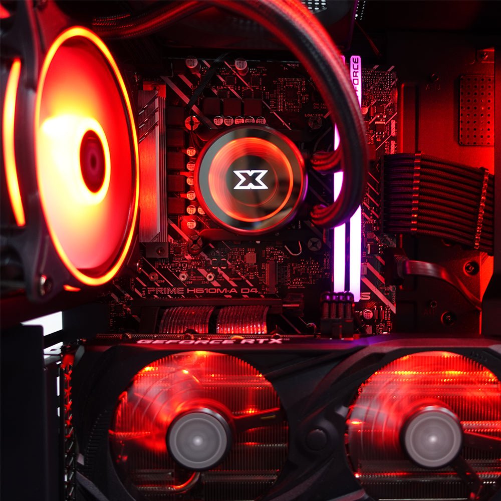 (Pre-Built) Red Dwarf Build Gaming PC Intel i5-12400F w/ Manli GeForce RTX 3060 & NZXT H510i - Black - Store 974 | ستور ٩٧٤