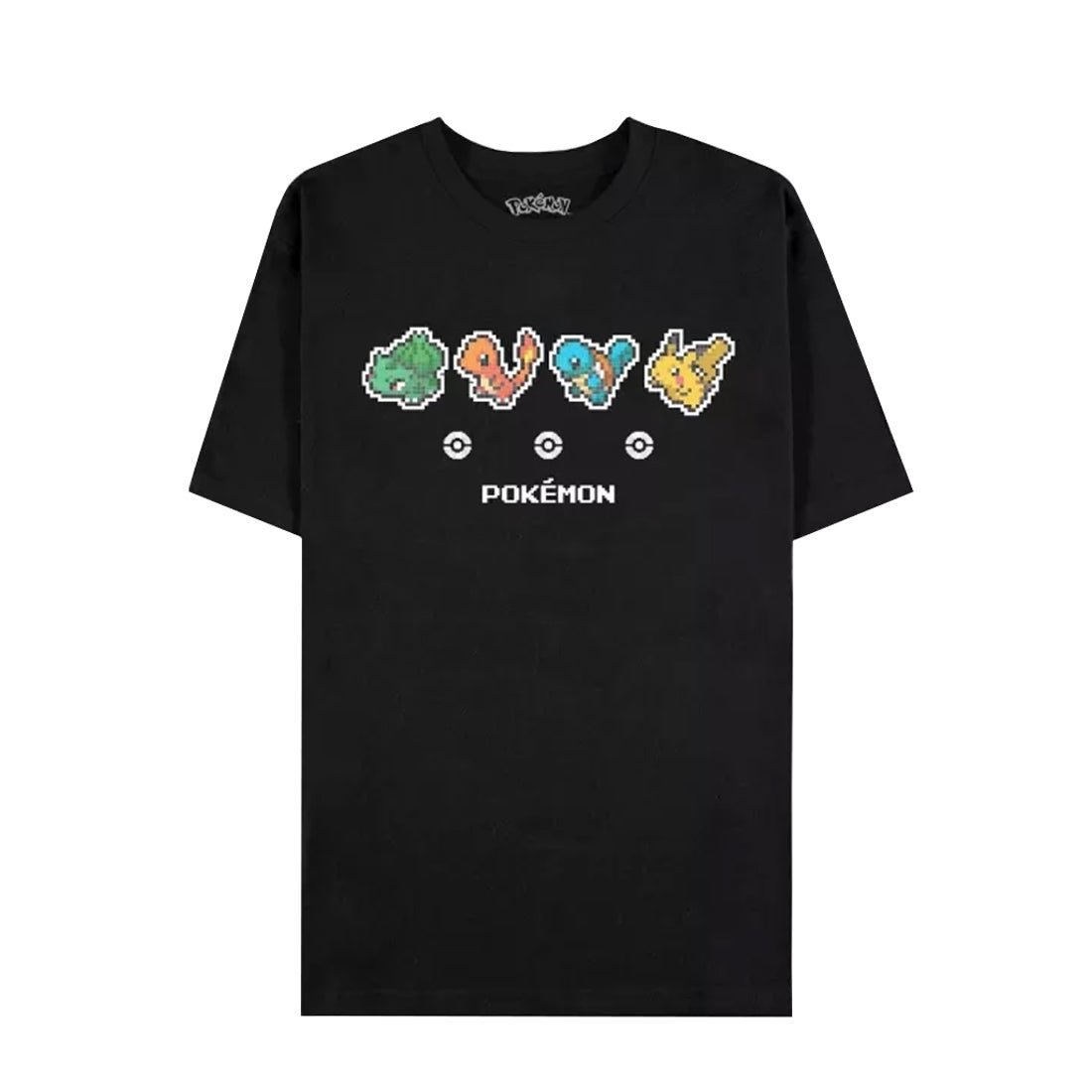 Difuzed Pokémon Starters - Mens Short Sleeved T-shirt - L - تي-شيرت - Store 974 | ستور ٩٧٤