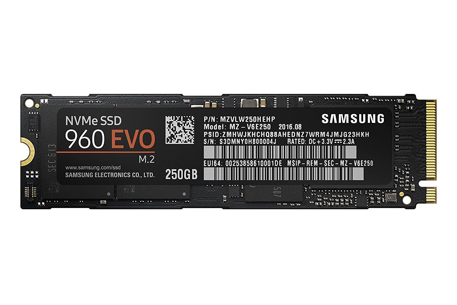 Samsung 960 EVO Series PCIe NVMe - M.2 Internal SSD - Store 974 | ستور ٩٧٤