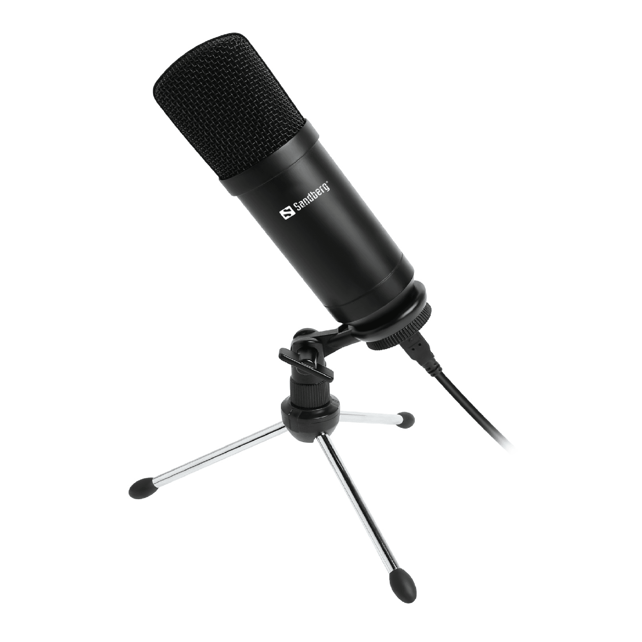Sandberg Streamer USB Desk Microphone - ميكروفون Sandberg Streamer USB Desk Microphone - ميكروفون