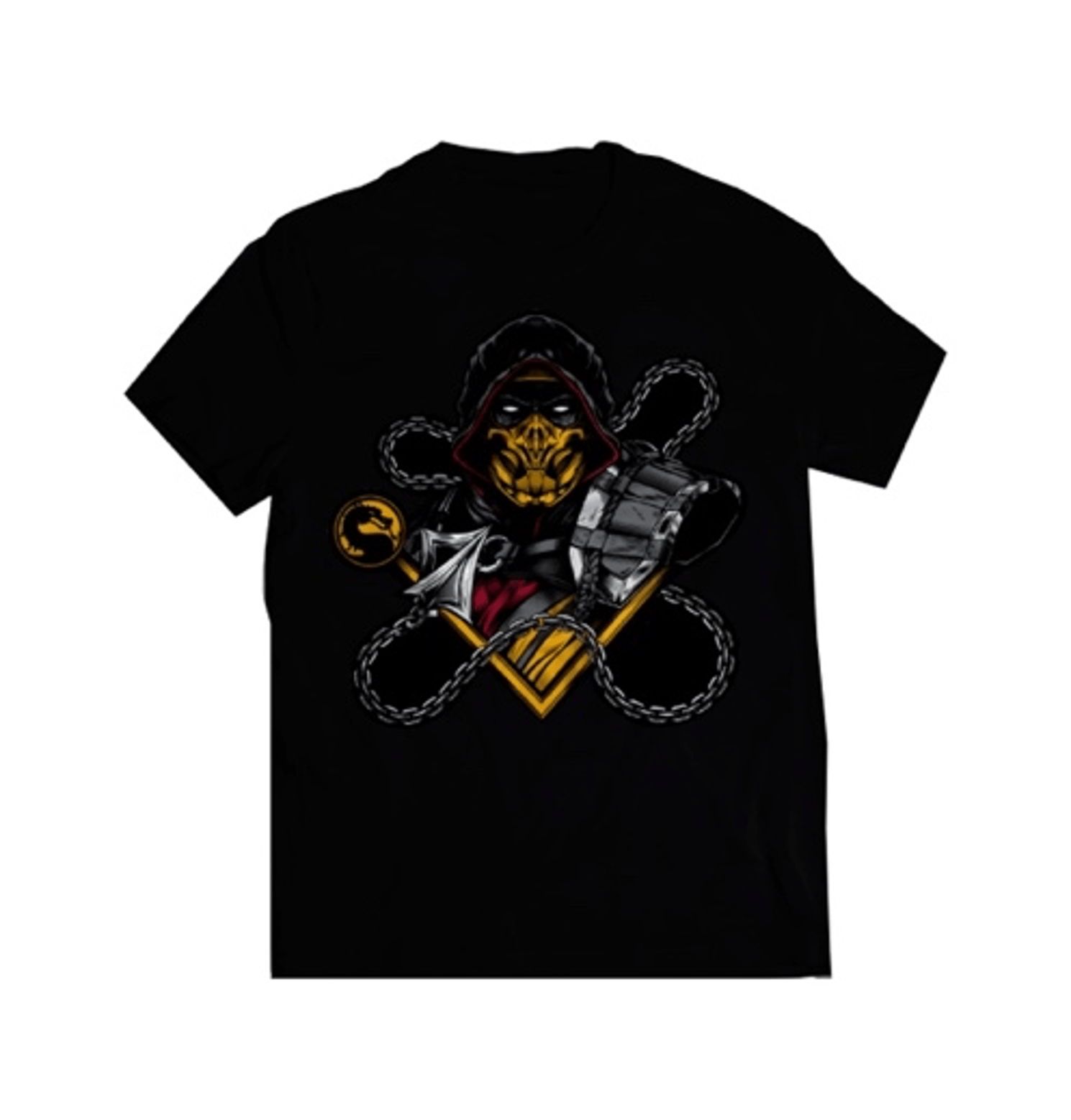 Paperboi Scorpion King Mortal Kombat T-shirt - Black - قميص - Store 974 | ستور ٩٧٤