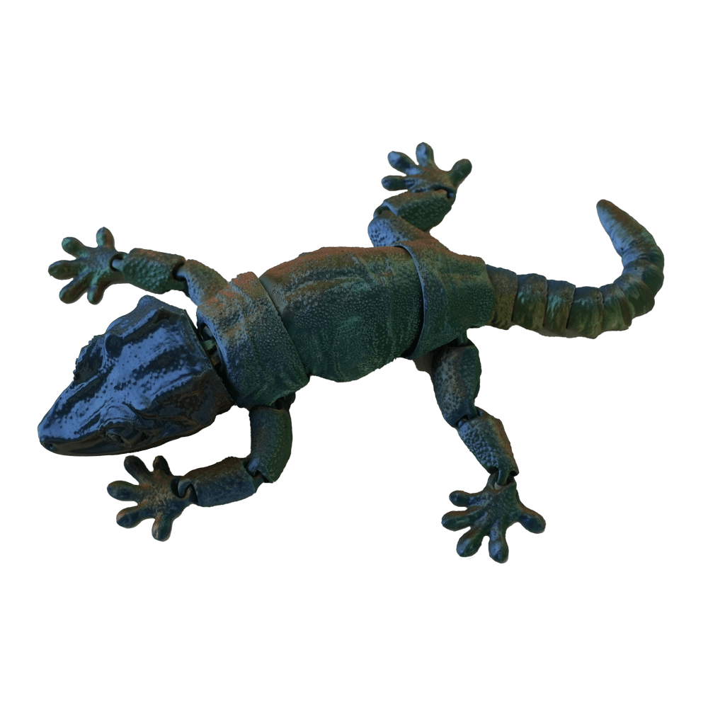 3D Station Detailed 3D Printed Lizard - Pearlescent - مجسم ثلاثي الأبعاد - Store 974 | ستور ٩٧٤