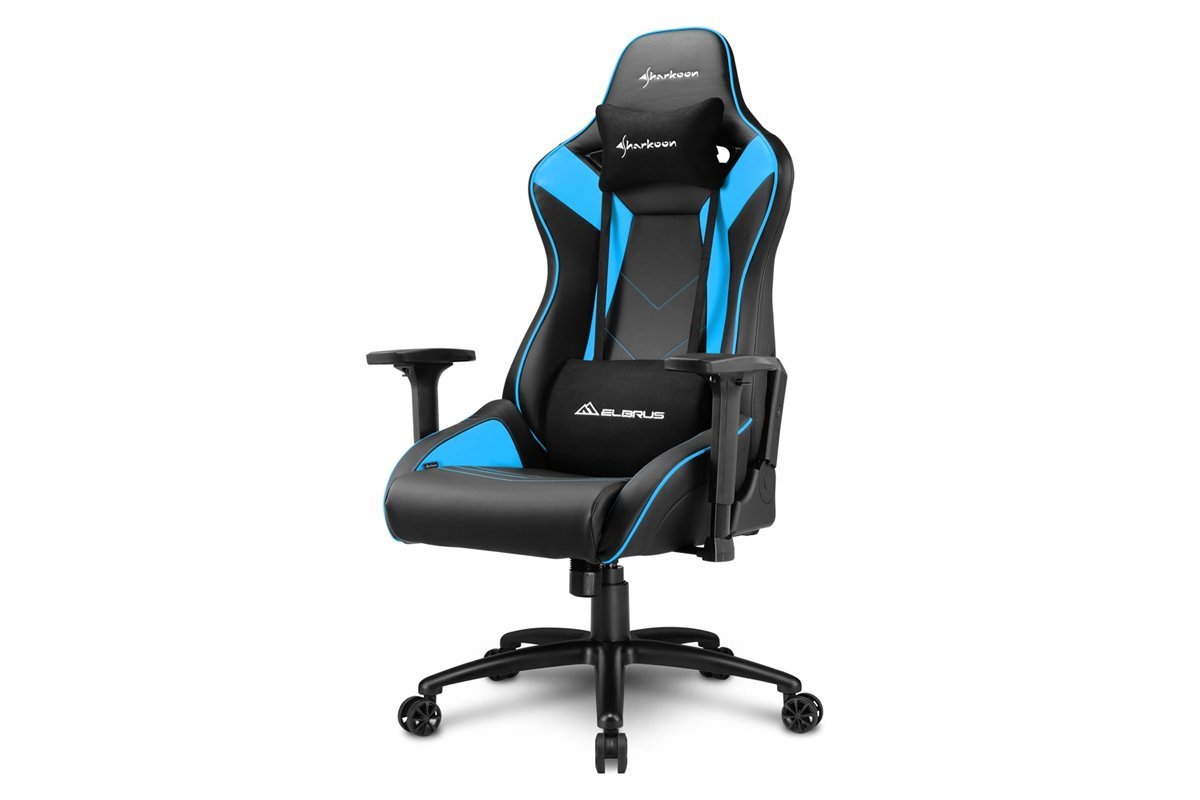 Sharkoon Elbrus 3 Gaming Seat-Black/Blue - Store 974 | ستور ٩٧٤