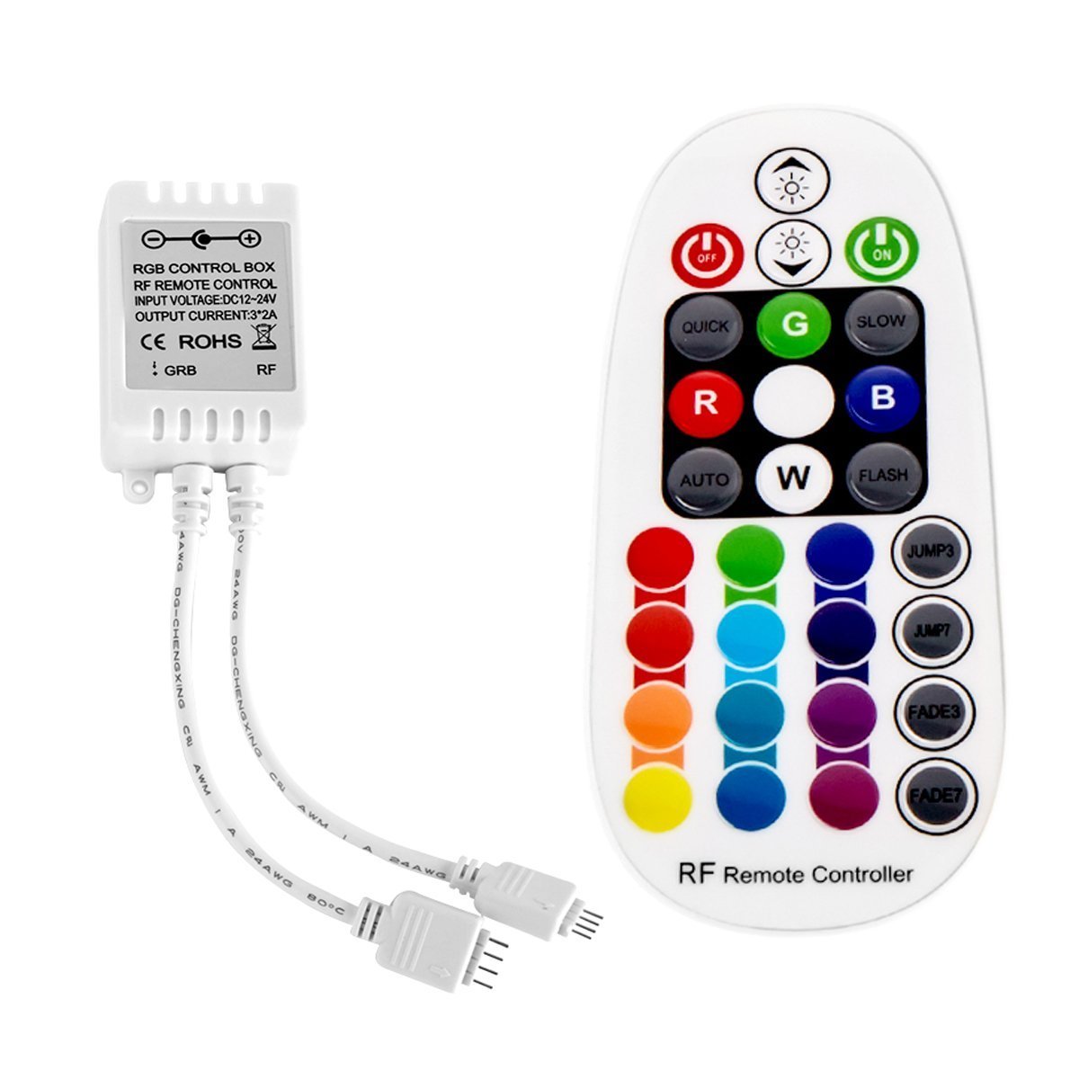 Sparke RF Remote Control 28 Keys for Multicolor RGB LED Strip Lights - Store 974 | ستور ٩٧٤