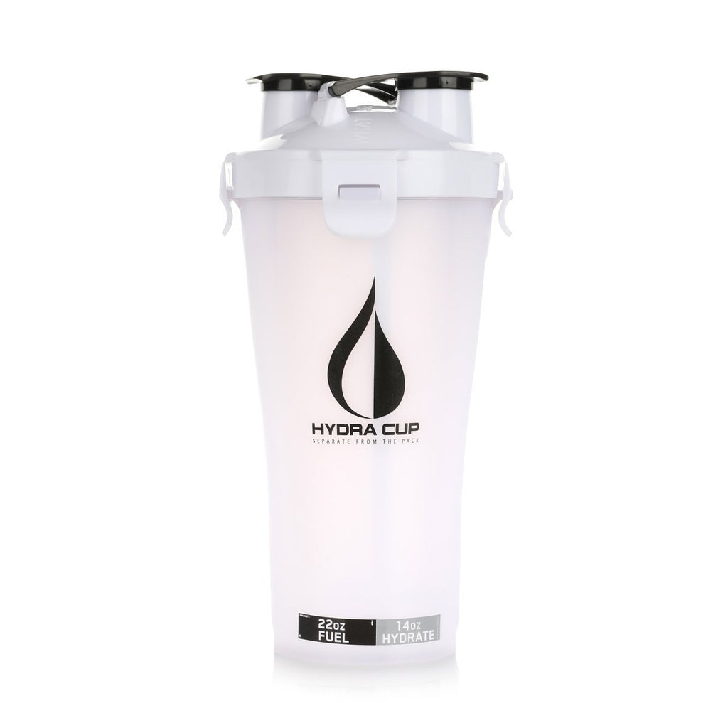 Hydra Cup 30oz - OG Clear/Black, Dual Threat Shaker Bottle, Shaker