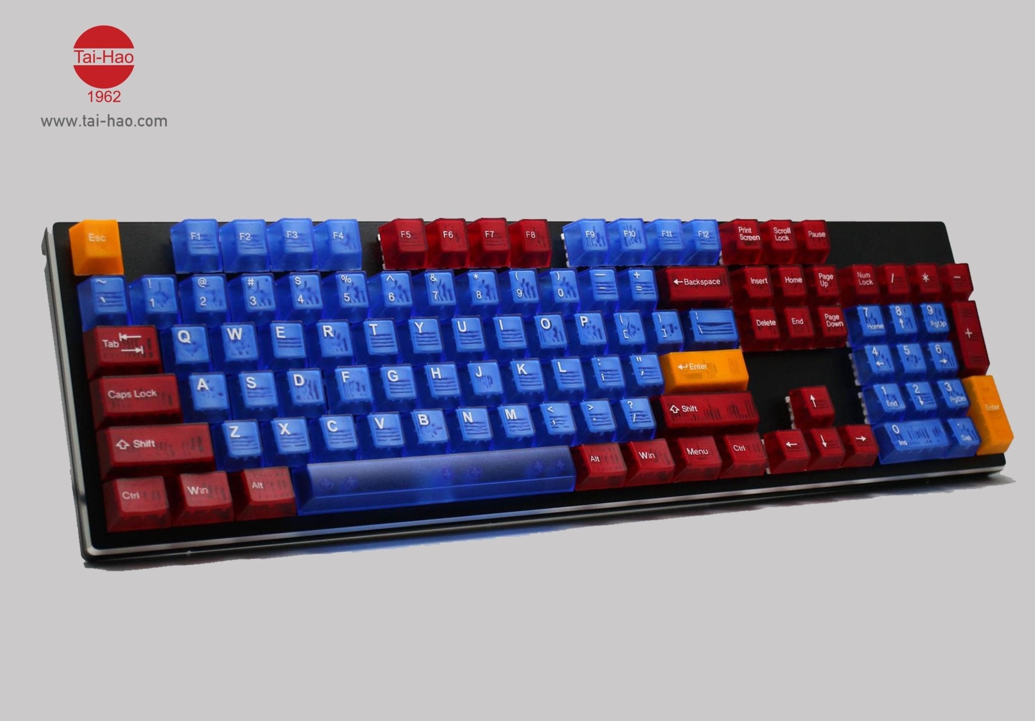 Tai-Hao 104 Key ABS-Cubic Keycaps - Orz I Blue - Store 974 | ستور ٩٧٤