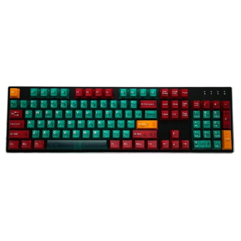 Tai-Hao 104 Key ABS-Cubic Keycaps - Orz II Green - Store 974 | ستور ٩٧٤