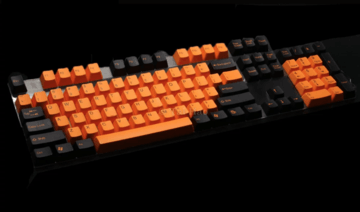 Tai-Hao 104 Key PBT Keycaps - Black/Orange - Store 974 | ستور ٩٧٤