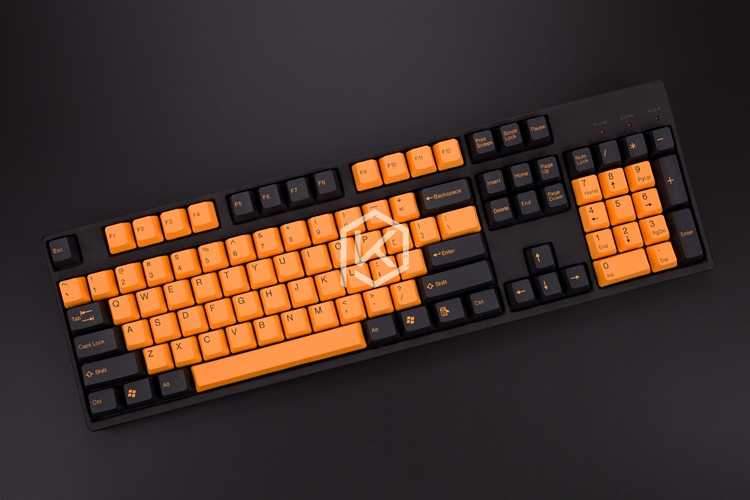 Tai-Hao 104 Key PBT Keycaps - Orange Halloween - Store 974 | ستور ٩٧٤