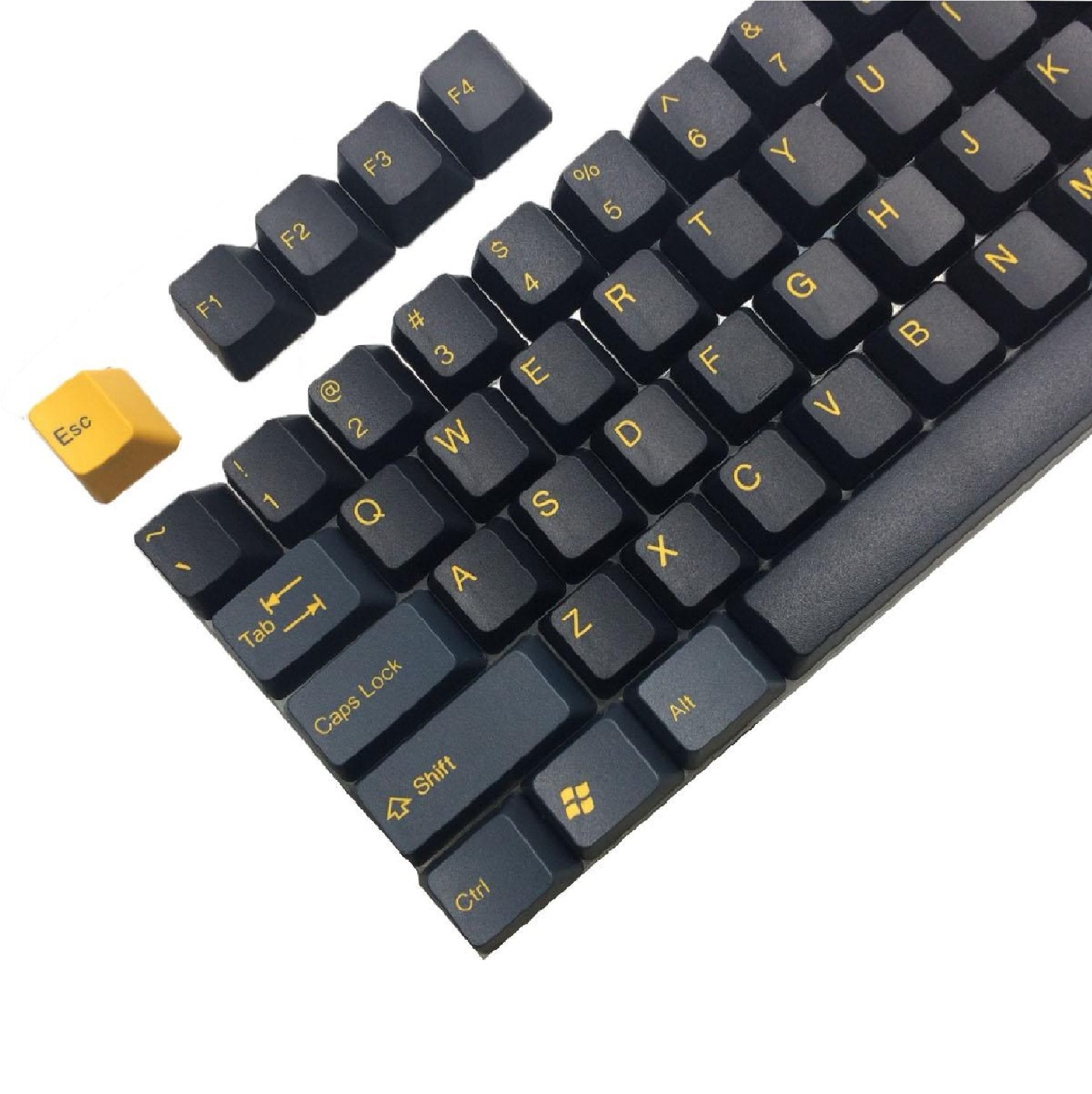 Tai-Hao 104 Keys-Double Shot Keycap + 1 Keys Puller - Batman - Store 974 | ستور ٩٧٤