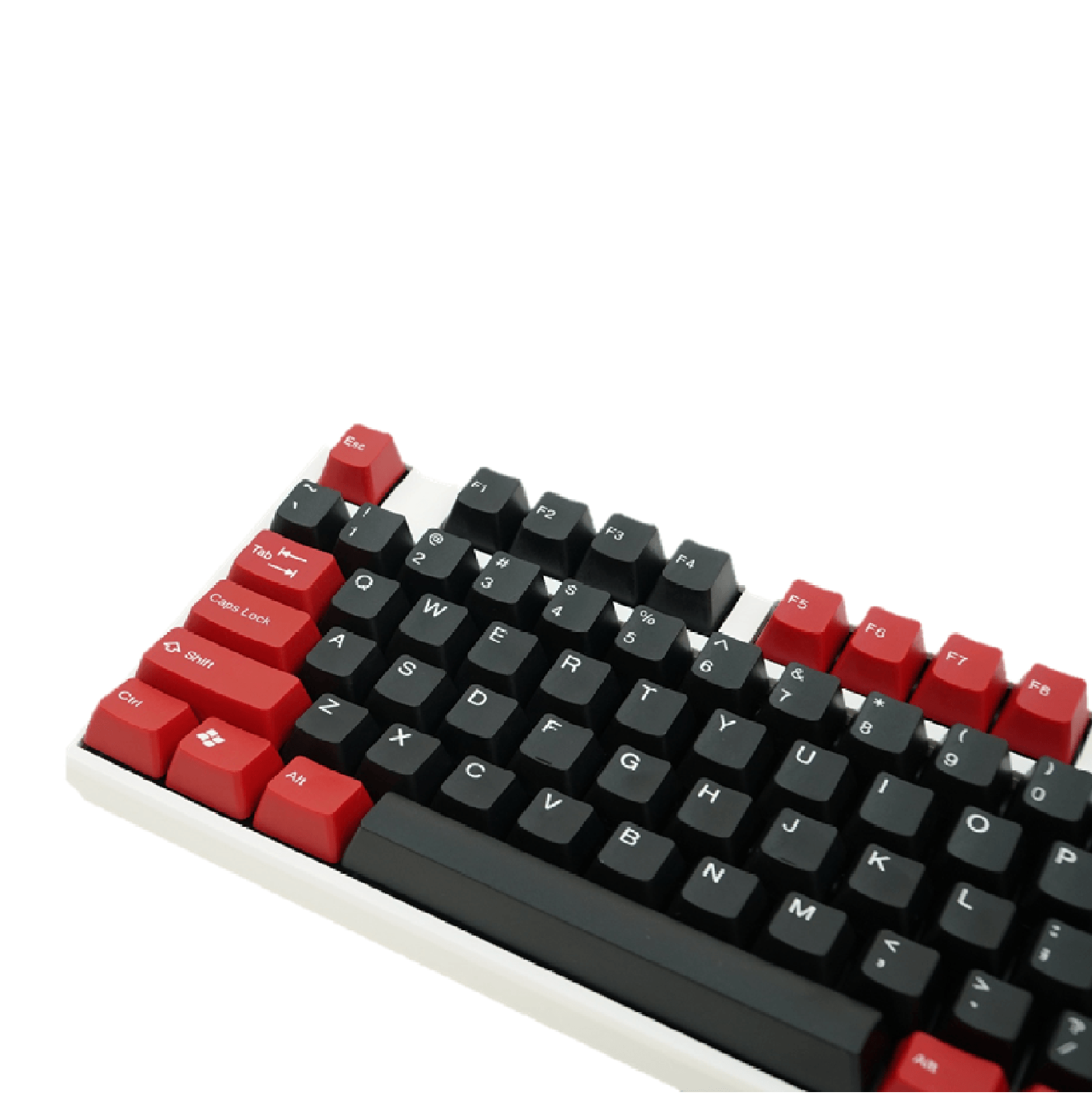 Tai-Hao 104 Keys-Double Shot Keycap + 1 Keys Puller - Black/Red - Store 974 | ستور ٩٧٤
