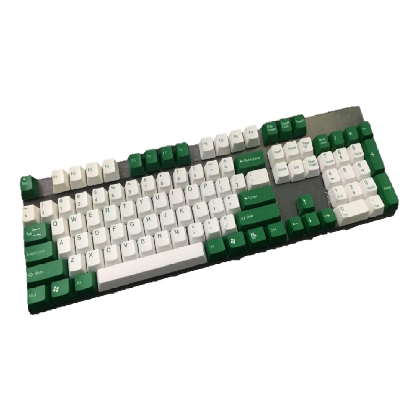 Tai-Hao 104 Keys-Double Shot Keycap + 1 Keys Puller -Green/White - Store 974 | ستور ٩٧٤